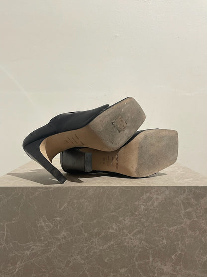Mules Sergio Rossi noires T.39,5