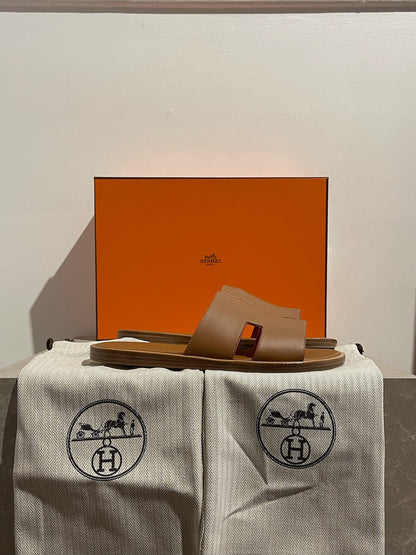 Mules Hermès Izmir camel T.39