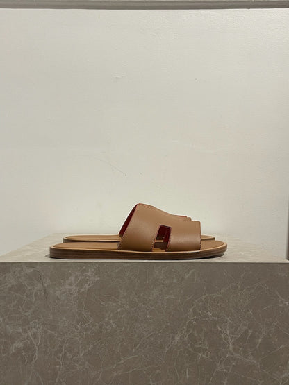 Mules Hermès Izmir camel T.39
