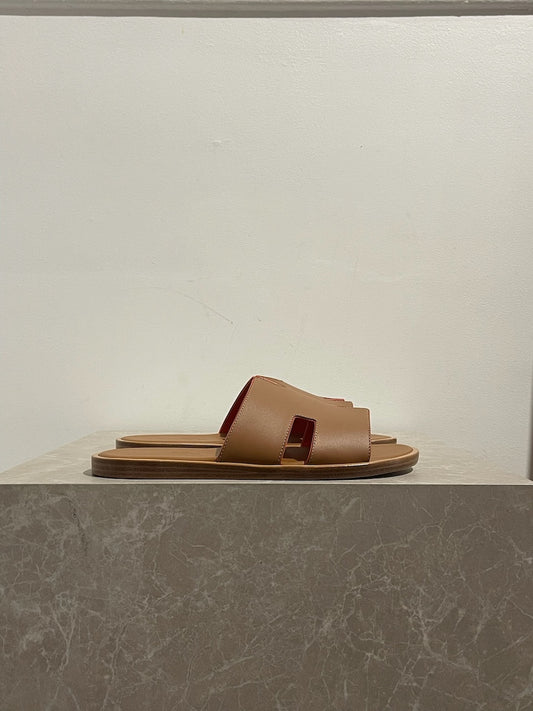 Mules Hermès Izmir camel T.39
