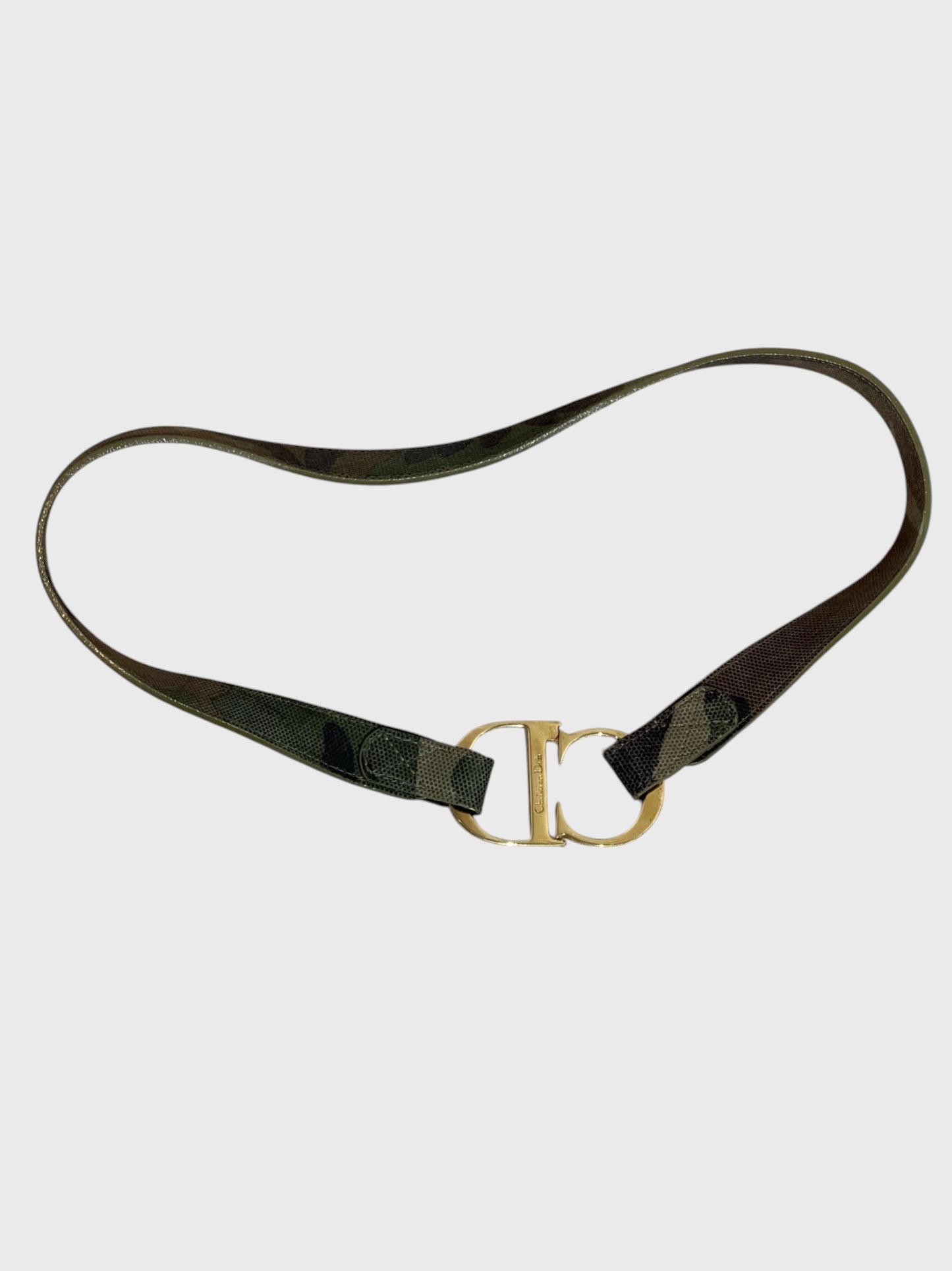 Ceinture Dior camouflage T.80