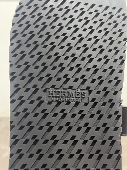 Sandales Hermès Chypre noires T.42,5