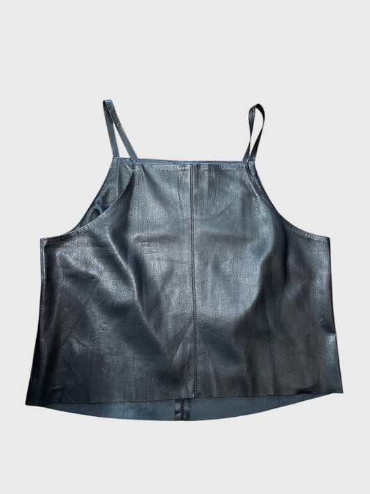 Top Nanushka noir T. S