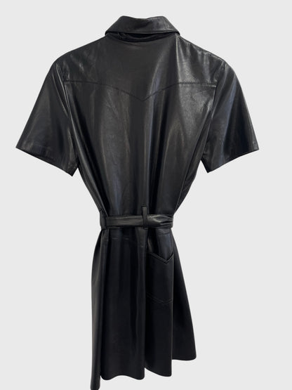 Robe Nanushka noire T.S