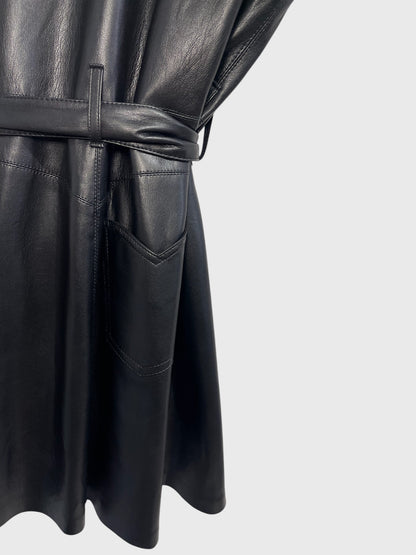 Robe Nanushka noire T.S