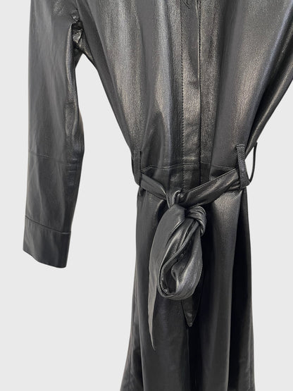 Robe Nanushka noire T.S