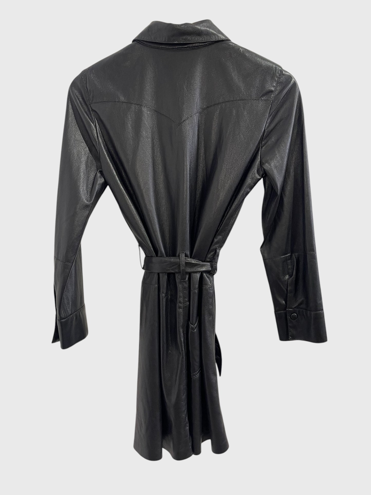 Robe Nanushka noire T.S