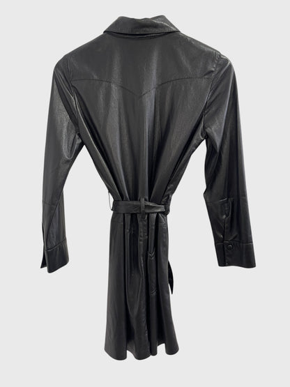 Robe Nanushka noire T.S