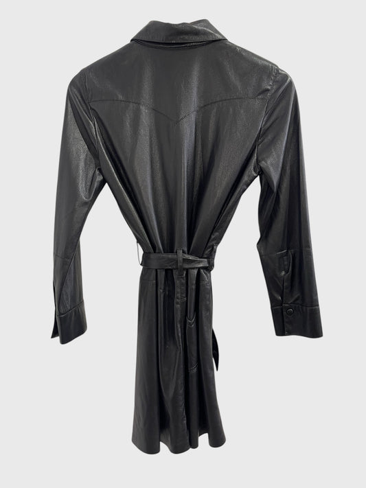 Robe Nanushka noire T.S