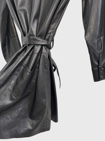 Robe Nanushka noire T.S