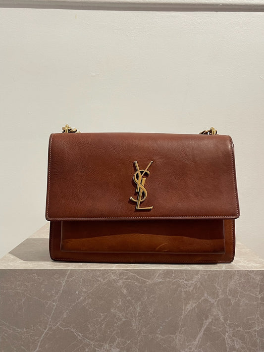 Sac Saint Laurent Sunset camel