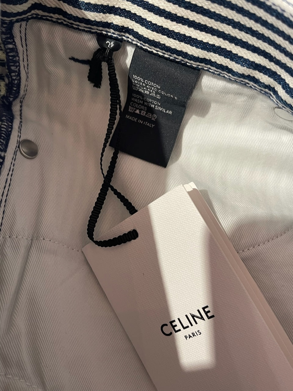 Short Celine rayé T.26 NEUF