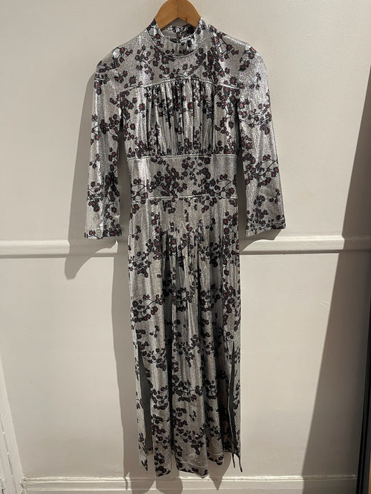 Robe Paco Rabanne argentée T.42