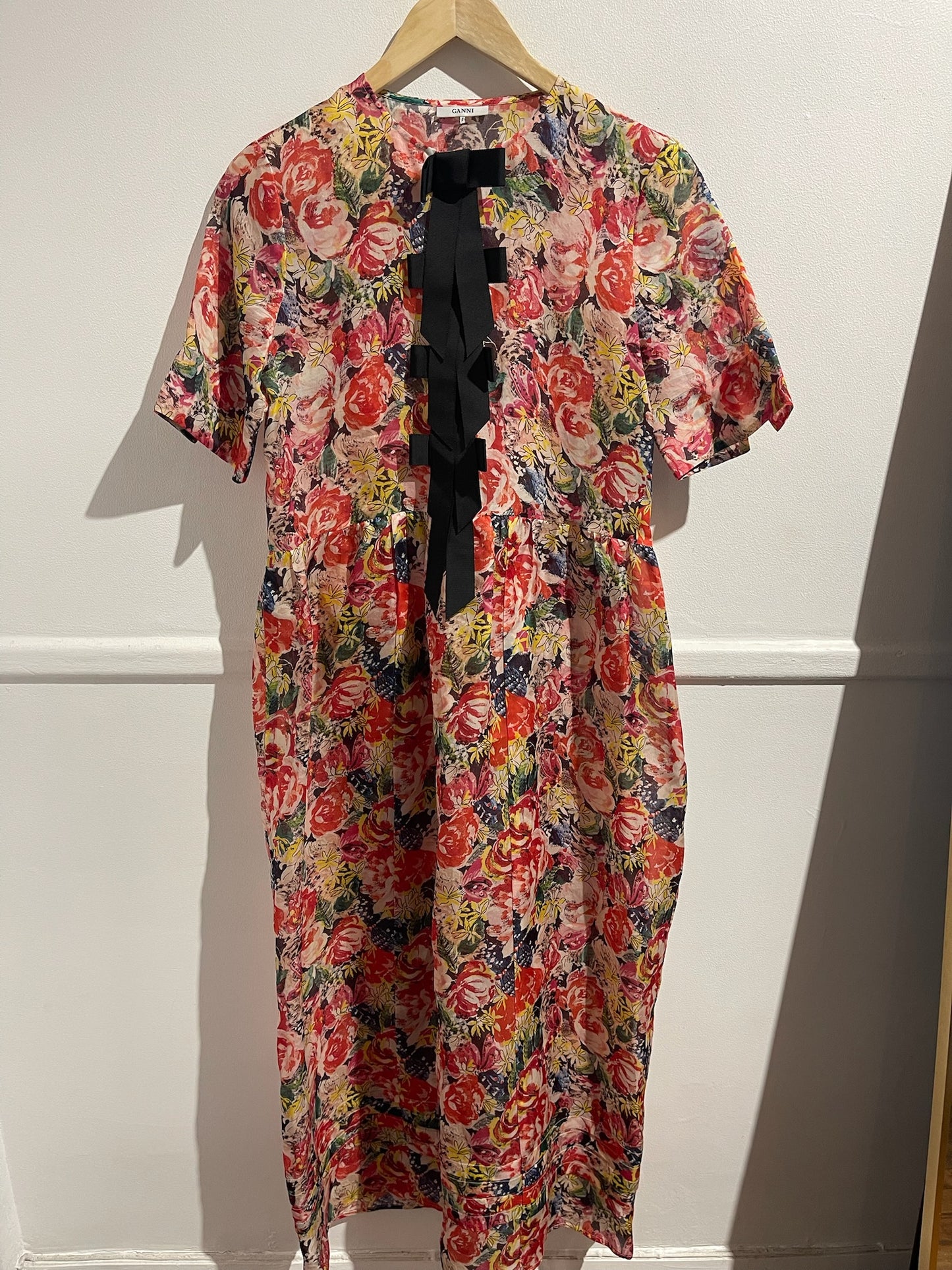 Robe Ganni à fleurs T.40