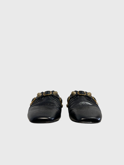Mules Balenciaga Cagole noires T.37
