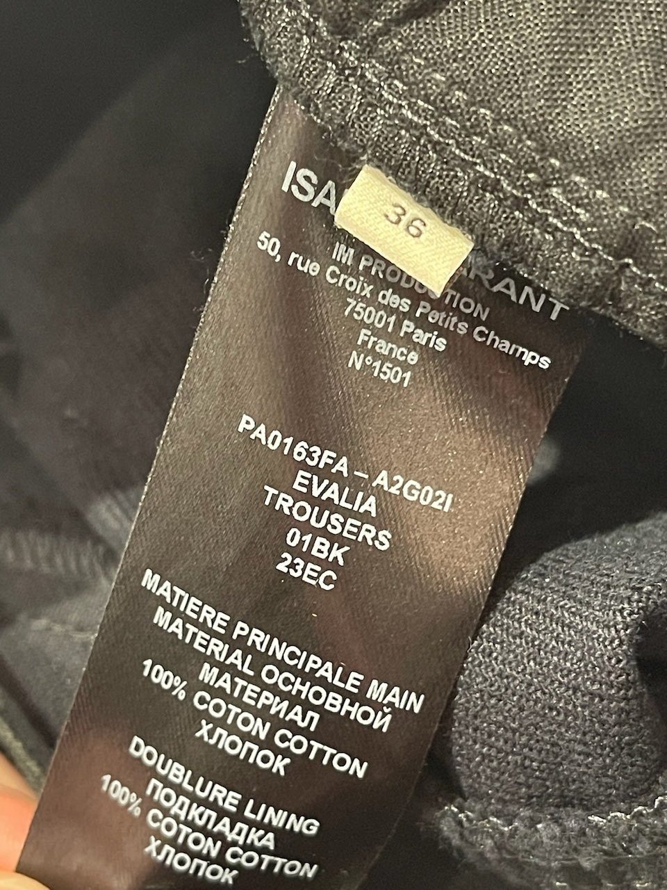 Pantalon Isabel Marant T.36 NEUF