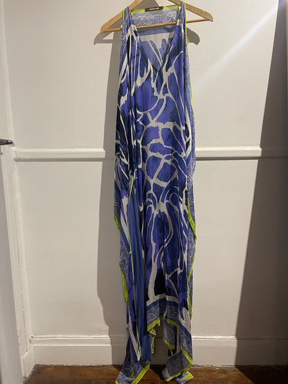 Robe Roberto Cavalli bleue T.M