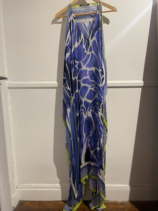 Robe Roberto Cavalli bleue T.M