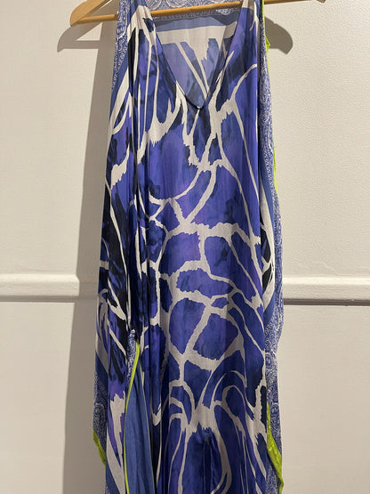 Robe Roberto Cavalli bleue T.M