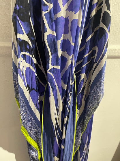 Robe Roberto Cavalli bleue T.M