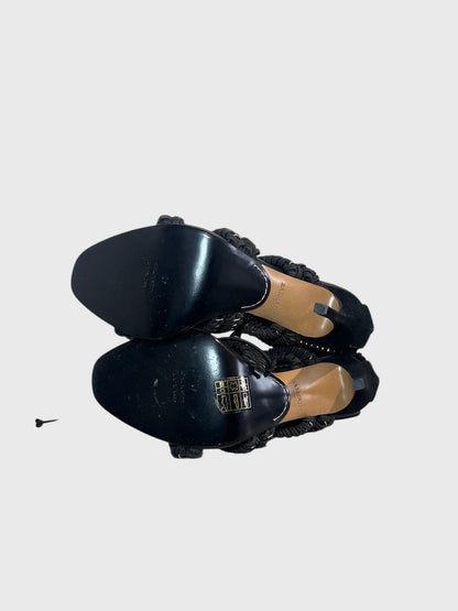 Sandales Balmain noires T.40