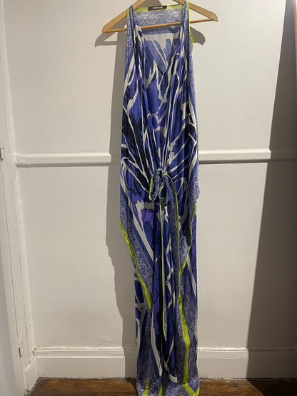 Robe Roberto Cavalli bleue T.M