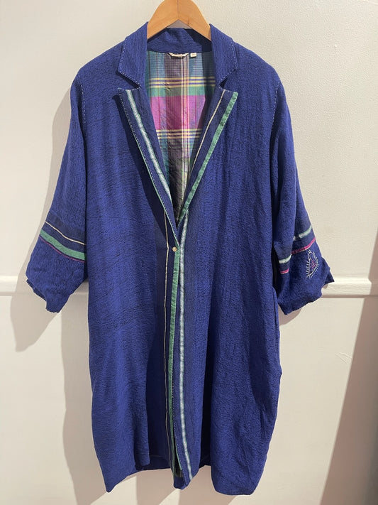 Manteau Injiri bleu T.36