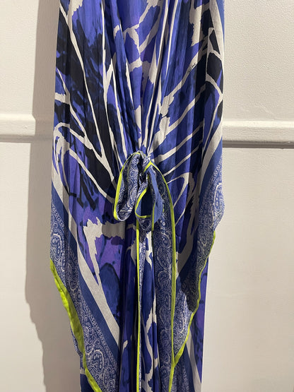 Robe Roberto Cavalli bleue T.M