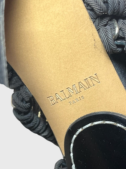 Sandales Balmain noires T.40