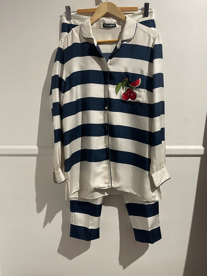 Ensemble Dolce & Gabbana rayé T.38-40