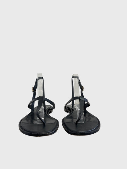 Sandales Manolo Blahnik noires T.40