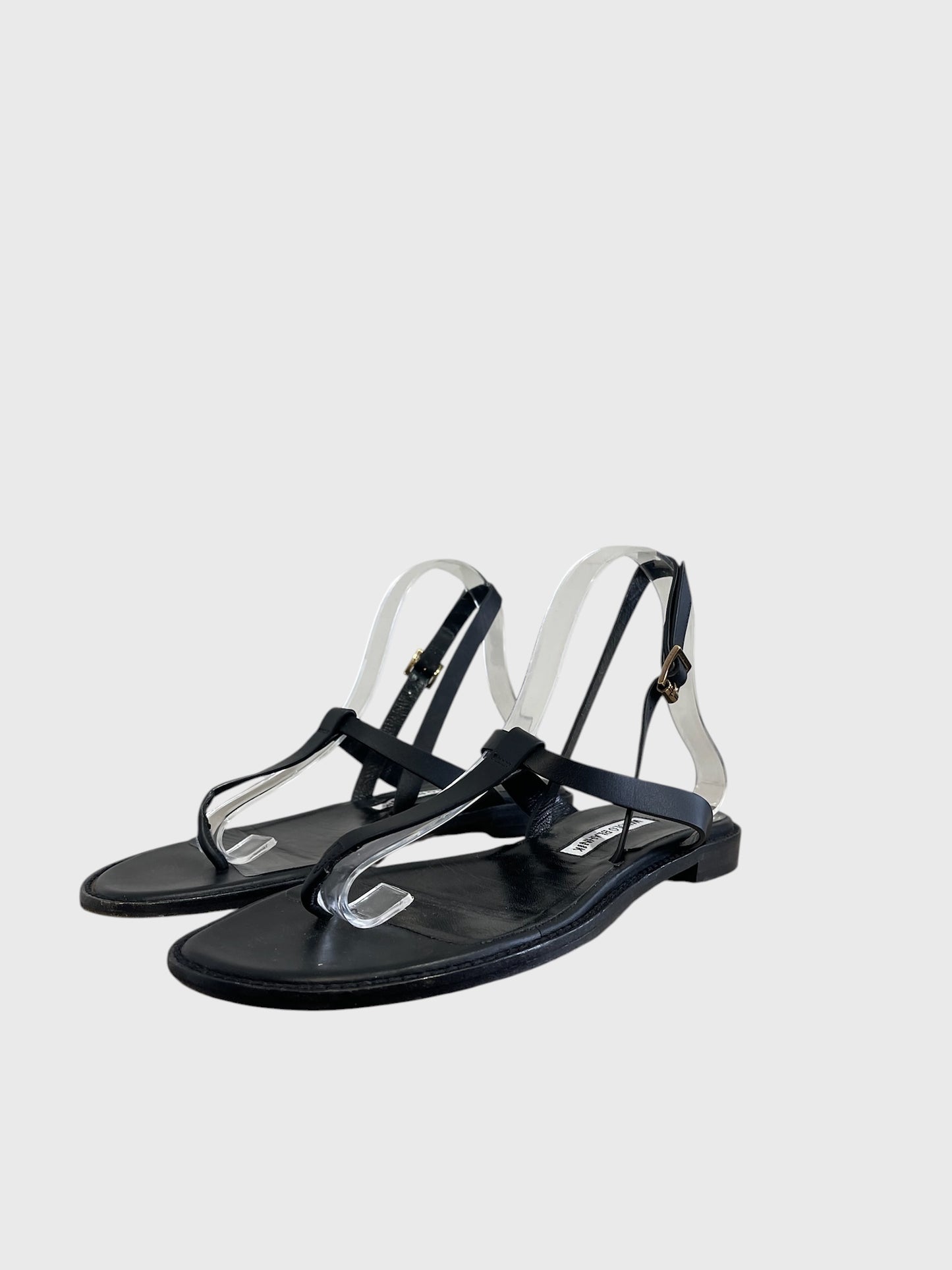 Sandales Manolo Blahnik noires T.40