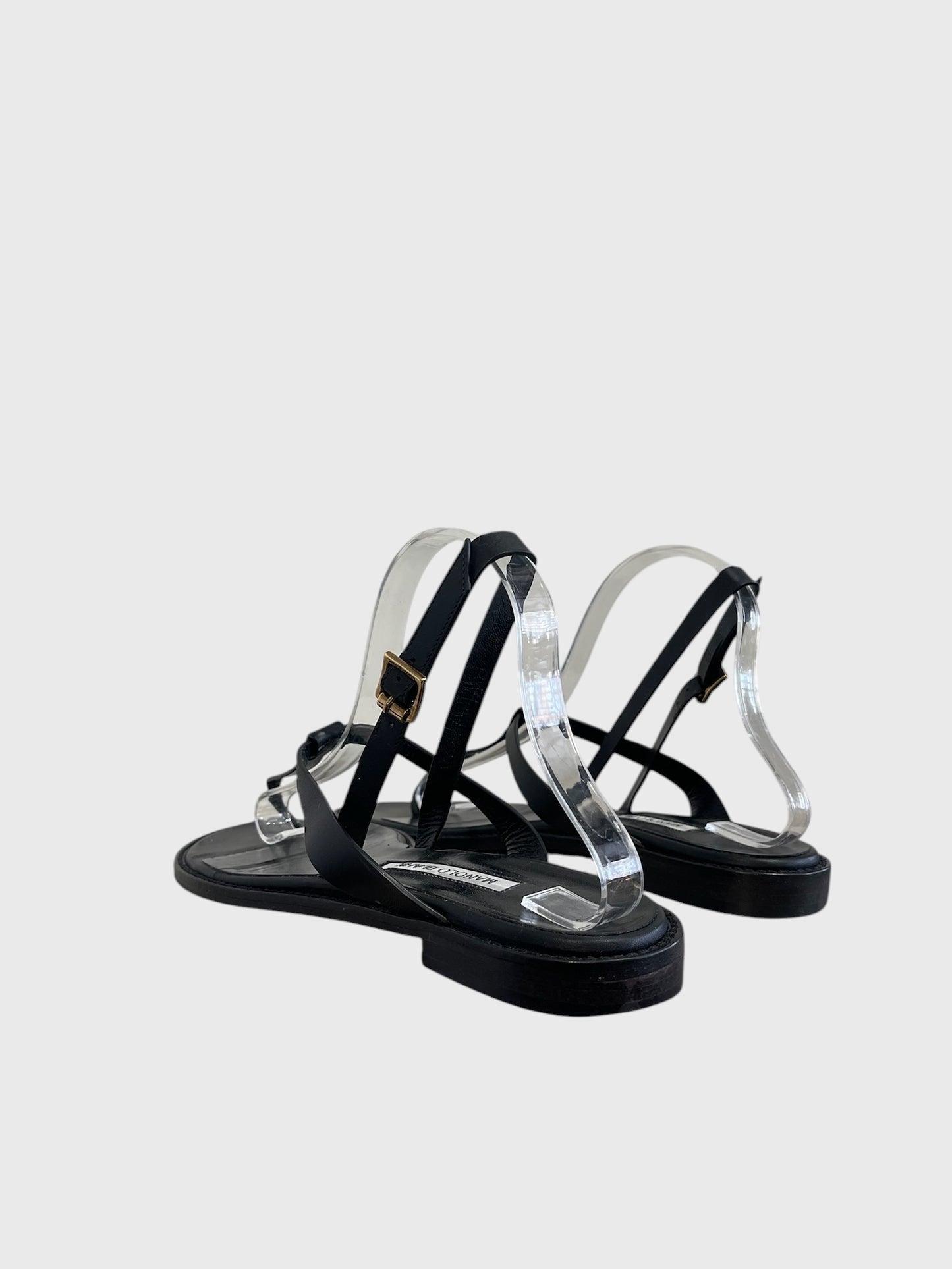Sandales Manolo Blahnik noires T.40
