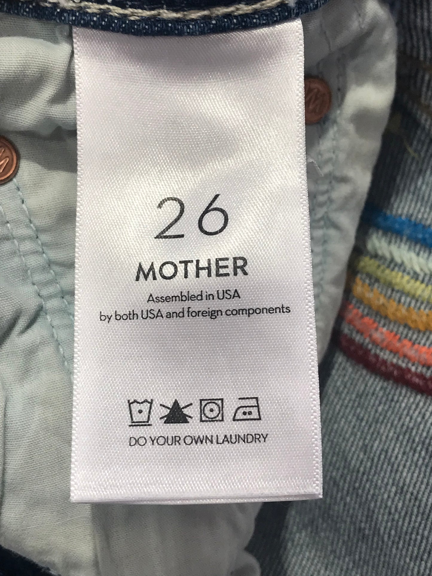 Jeans Mother bleu T.26