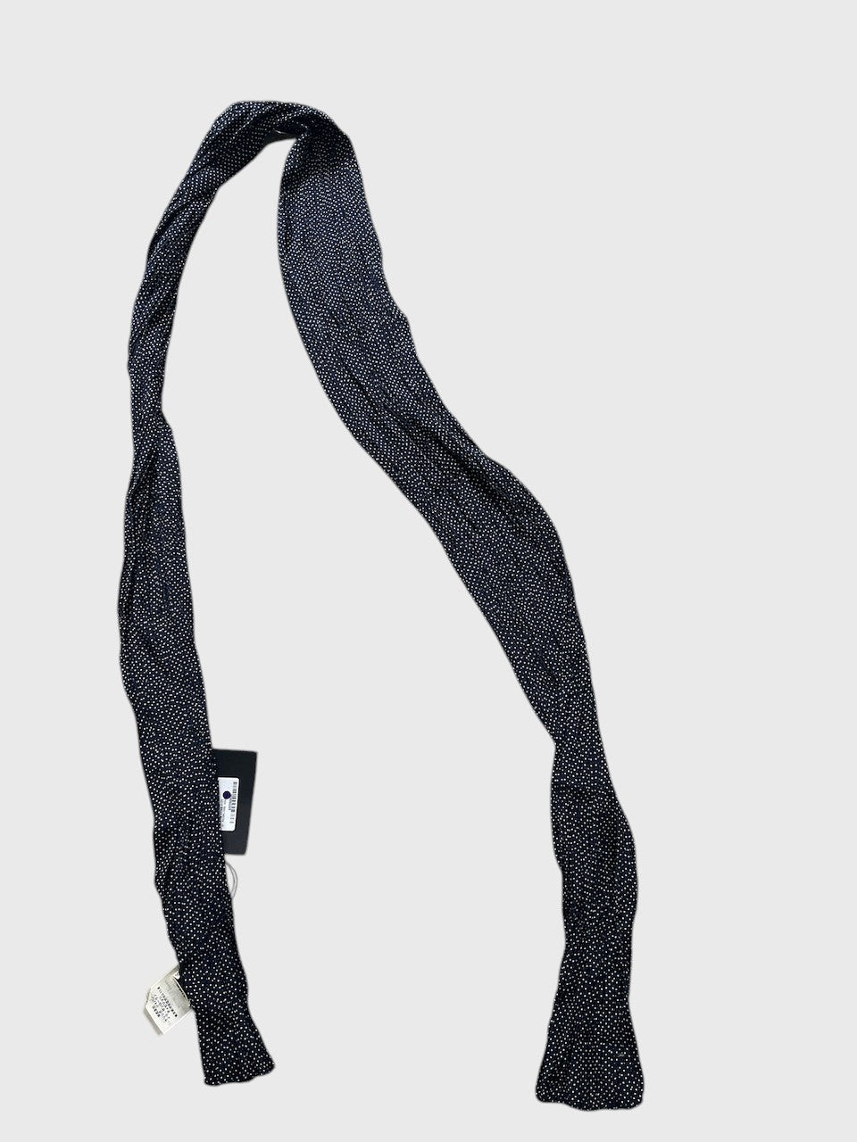Foulard Saint Laurent à pois bleu