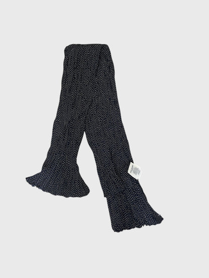 Foulard Saint Laurent à pois bleu