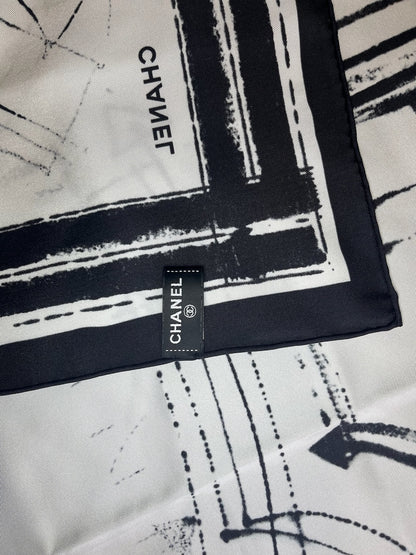 Foulard Chanel blanc Couture