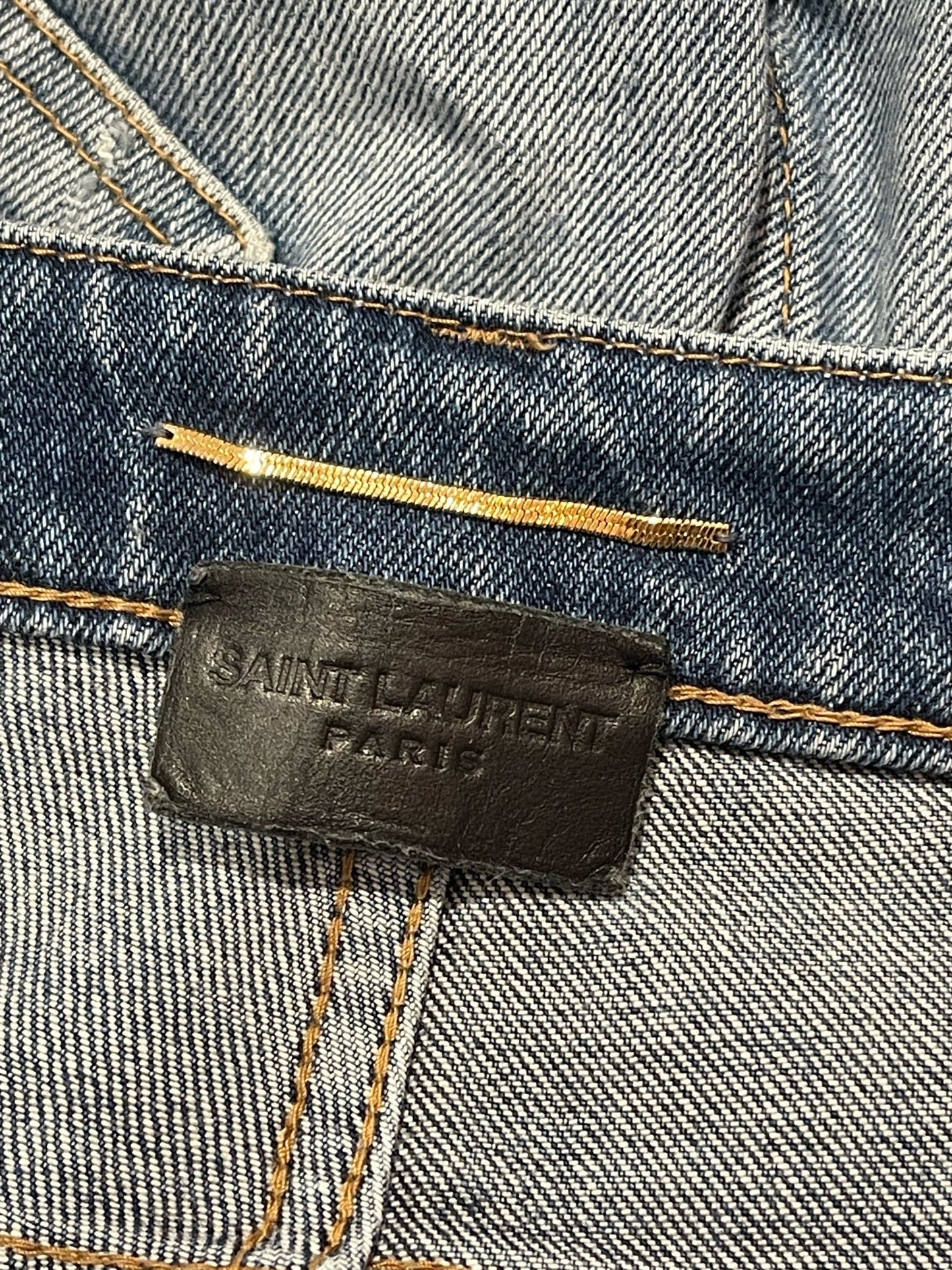 Jeans Saint Laurent bleu T.25