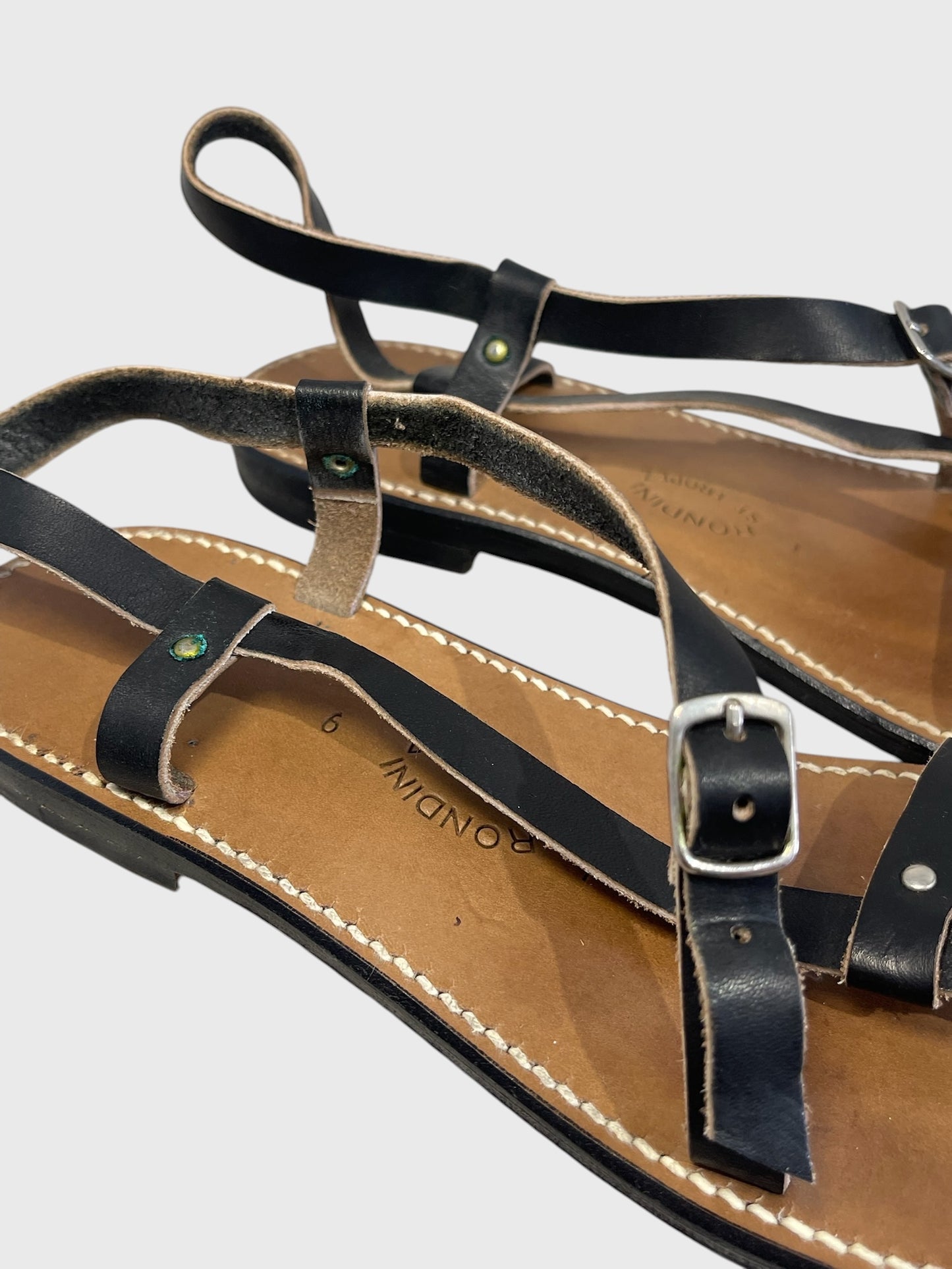 Sandales Rondini noires T.41