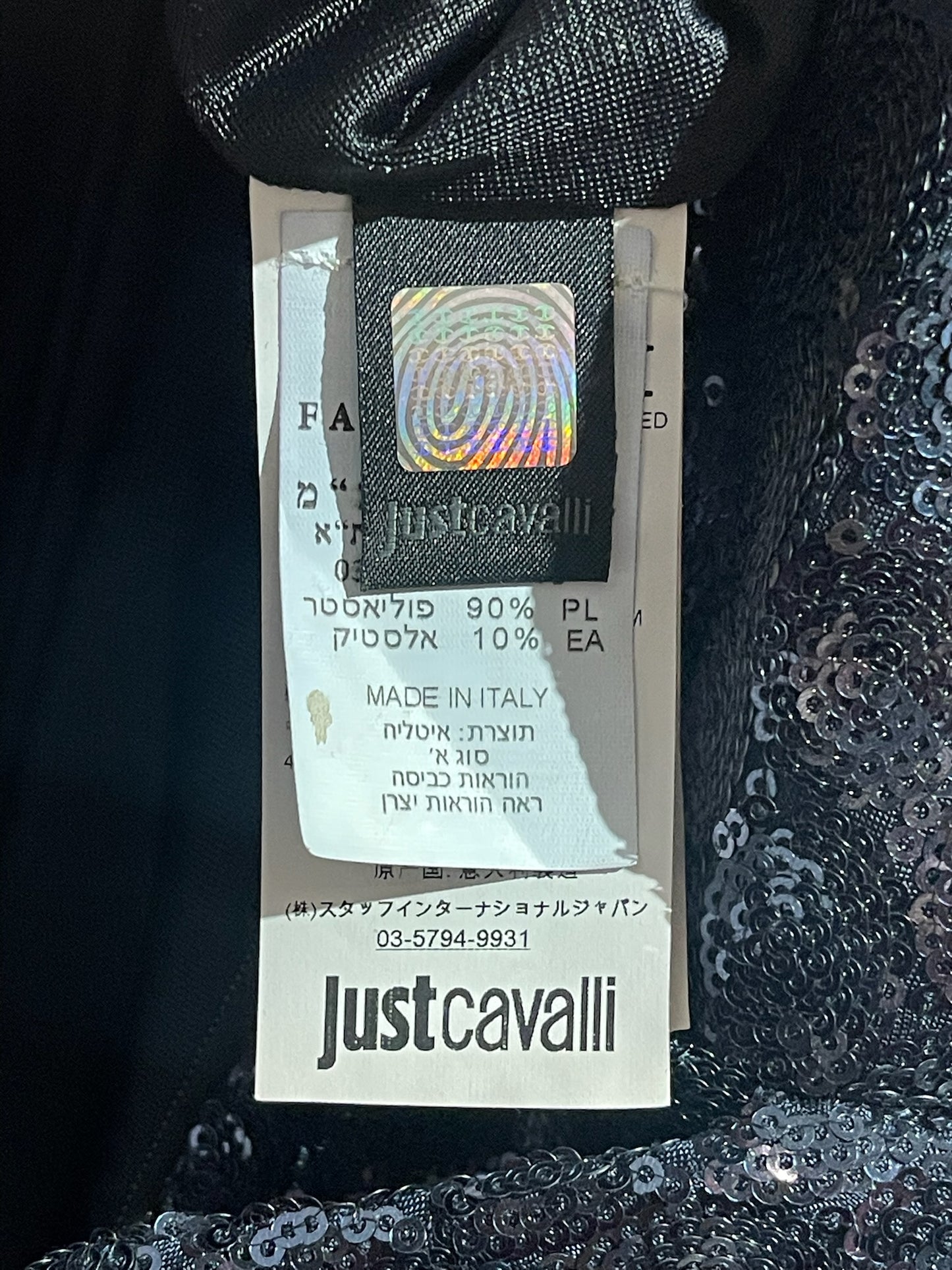 Robe Just Cavalli bleu marine T.40