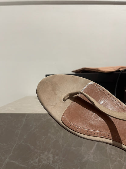 Sandales Alaia beige T.40