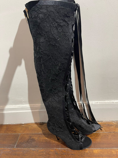 Bottes Gianvito Rossi noires T.39,5 NEUVES