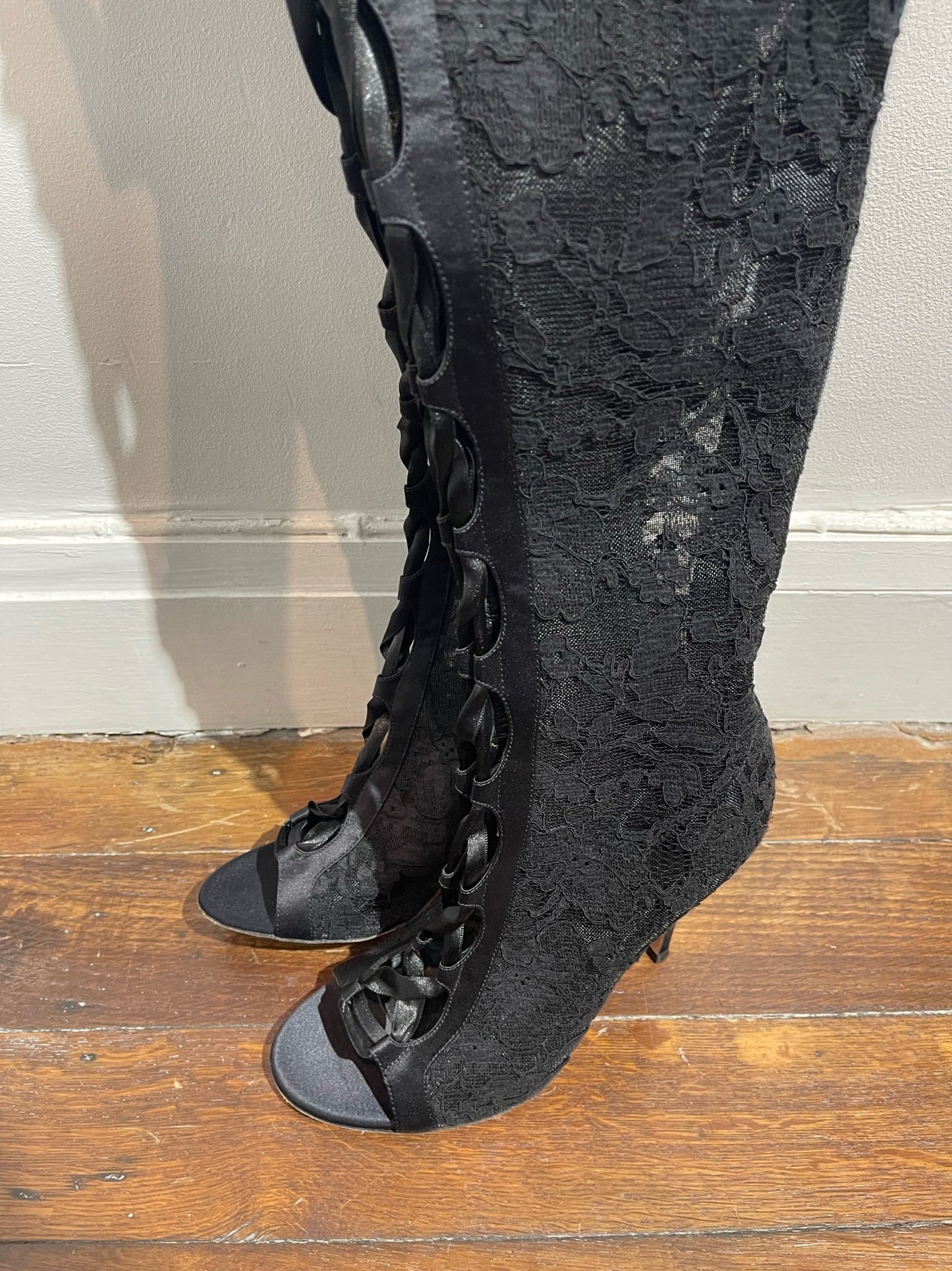 Bottes Gianvito Rossi noires T.39,5 NEUVES