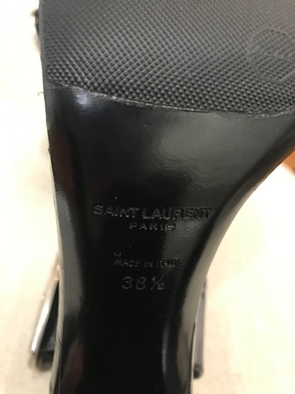 Sandales Saint Laurent noires T.38,5