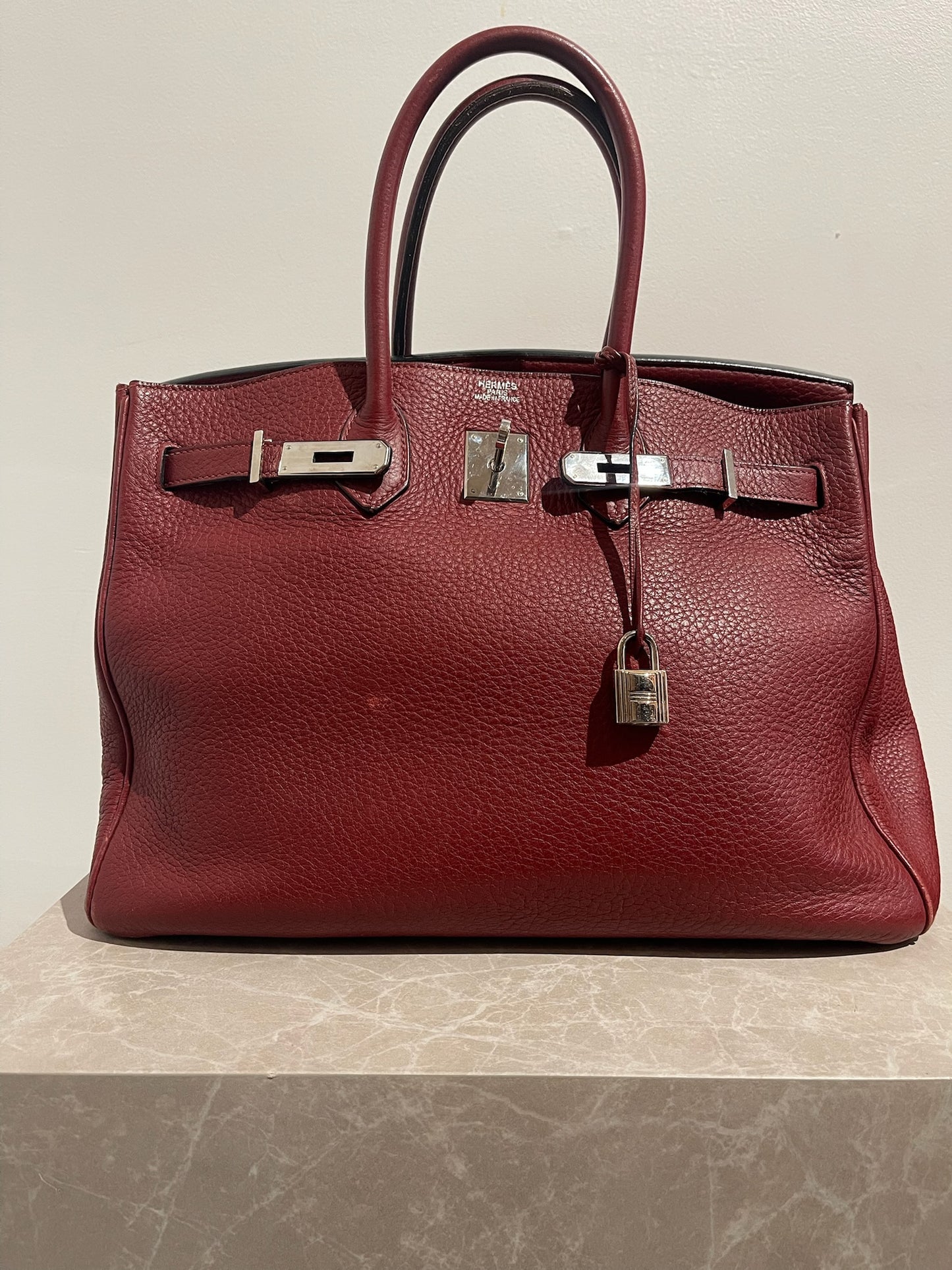 Sac Hermès Birkin 35 Rouge H