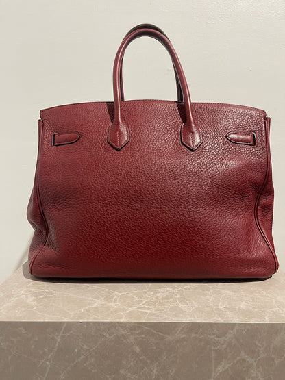 Sac Hermès Birkin 35 Rouge H