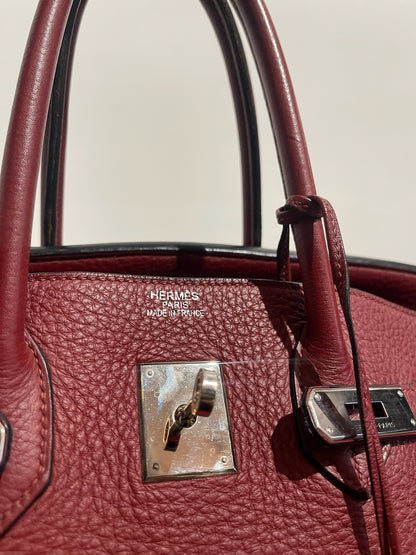 Sac Hermès Birkin 35 Rouge H