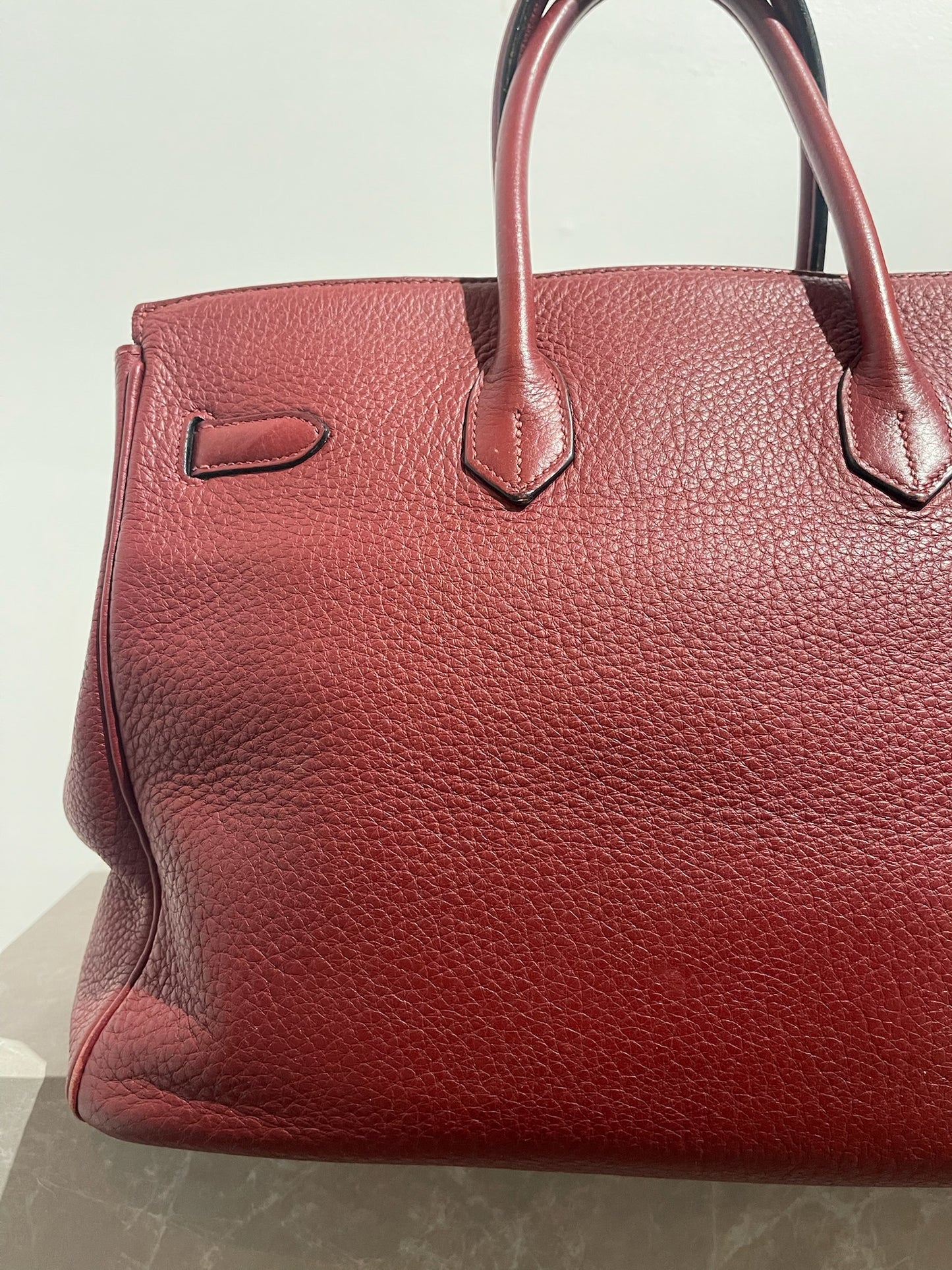 Sac Hermès Birkin 35 Rouge H
