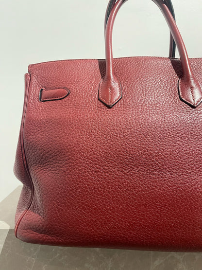 Sac Hermès Birkin 35 Rouge H