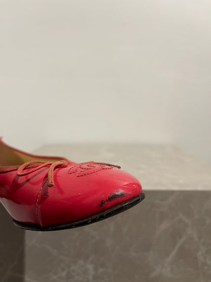 Ballerines Chanel roses T.38